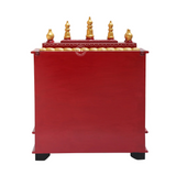 Shelford Painting Home Temple – Handcrafted Wooden Mandir with Drawers