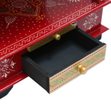 Shelford Painting Home Temple – Handcrafted Wooden Mandir with Drawers