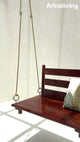 sheesham wood swing (jula) - honey finish