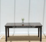 Honor Sheesham Wood 6 Seater Dining Table – Walnut Finish