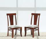 Sprint Sheesham Wood Dining Chair with Cushioned Seat  – (Honey Finish , One Pcs)