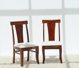 Sprint Sheesham Wood Dining Chair with Cushioned Seat  – (Honey Finish , One Pcs)